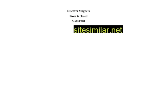 discovermagnetics.com alternative sites