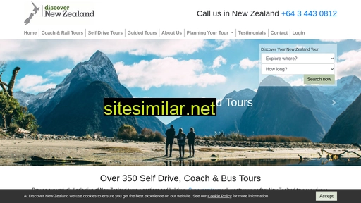 Discovernewzealand similar sites