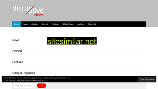 disruptiveviews.com alternative sites
