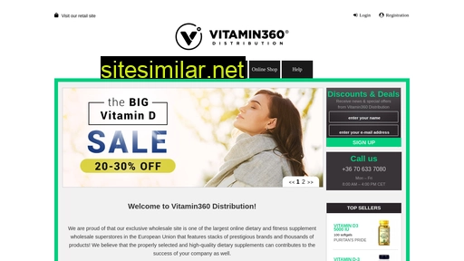 distribution.vitamin360.com alternative sites