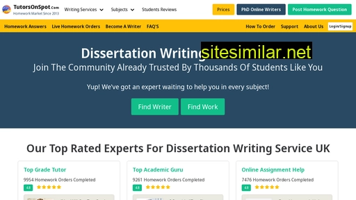 dissertationwritingserviceuk.com alternative sites
