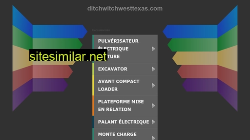 Ditchwitchwesttexas similar sites