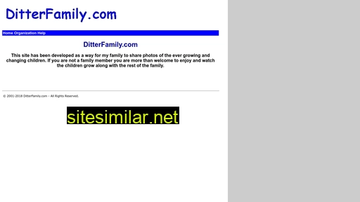 ditterfamily.com alternative sites