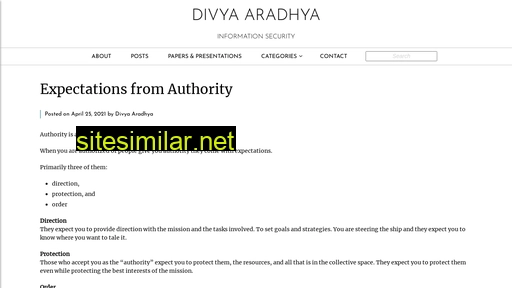 Divyaaradhya similar sites