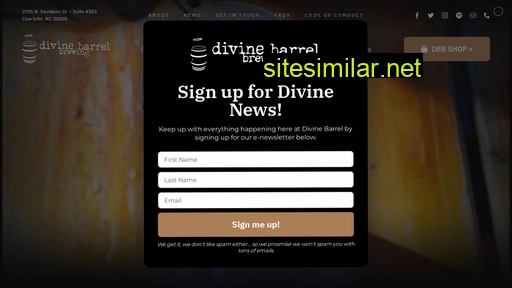 divinebarrel.com alternative sites