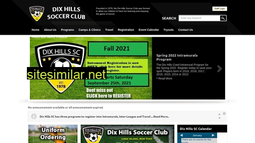 dixhillssoccerclub.com alternative sites