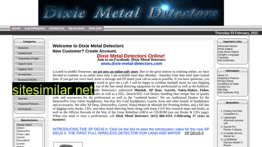 dixie-metal-detectors.com alternative sites