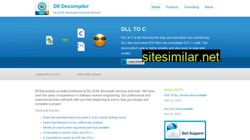 Dll-decompiler similar sites