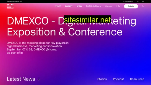dmexco.com alternative sites