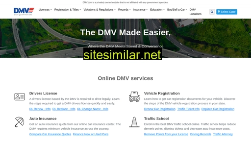 dmv.com alternative sites