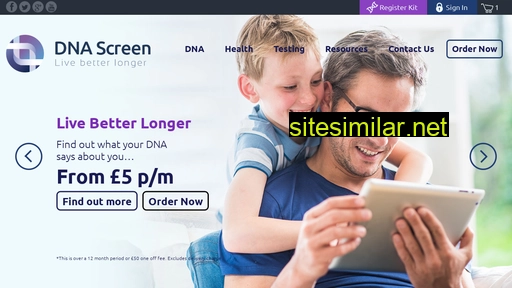 dna-screen.com alternative sites