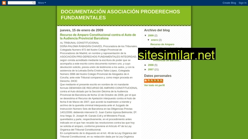 documentacionproderechosfundamentales.blogspot.com alternative sites