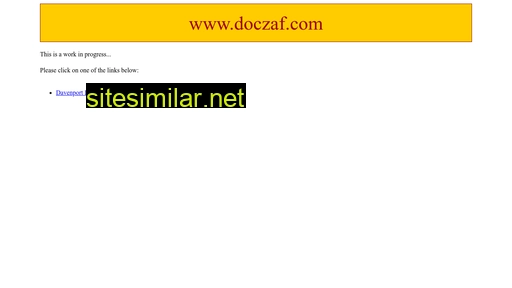 Doczaf similar sites