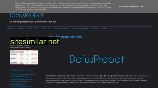 Dofusprobot similar sites