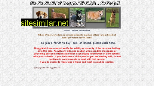 doggymatch.com alternative sites