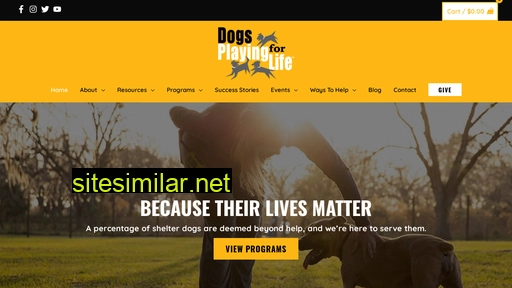 dogsplayingforlife.com alternative sites
