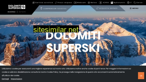dolomitisuperski.com alternative sites