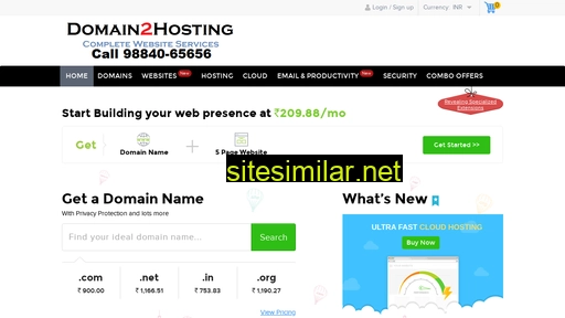 domain2hosting.com alternative sites