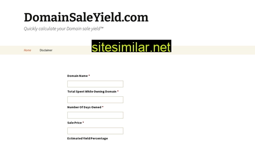 Domainsaleyield similar sites