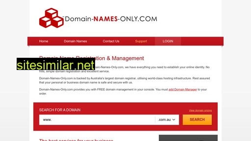 domain-names-only.com alternative sites