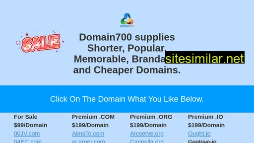 Domain700 similar sites