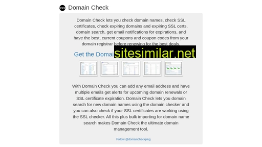 Domaincheckplugin similar sites