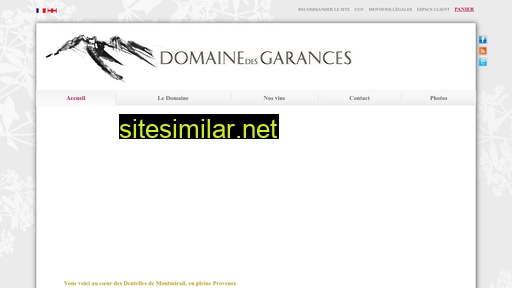 Domainedesgarances similar sites