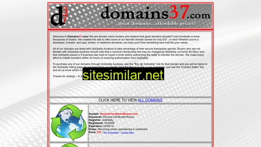 domains37.com alternative sites