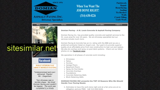 domianpaving.com alternative sites