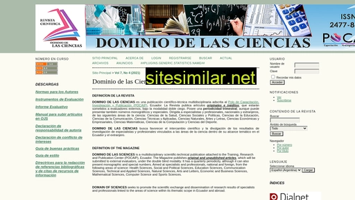 dominiodelasciencias.com alternative sites