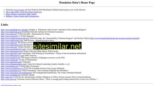 Dominion-data similar sites