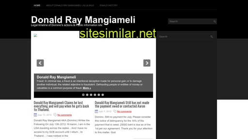 donaldraymangiameli.com alternative sites