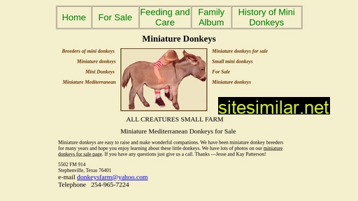 donkeysfarm.com alternative sites