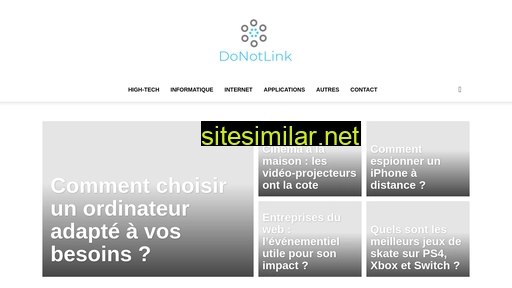 donotlink.com alternative sites