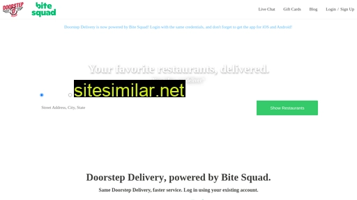 doorstepdelivery.com alternative sites