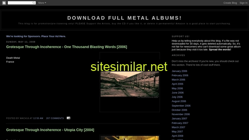 download-full-metal-albums.blogspot.com alternative sites