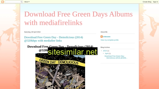 Downloadfreegreendayalbums similar sites