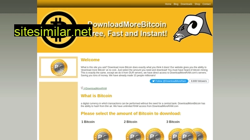 downloadmorebitcoin.com alternative sites