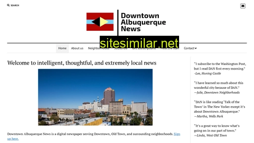 Downtownalbuquerquenews similar sites