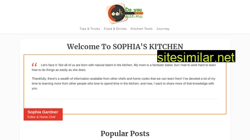 Doyoucookwithme similar sites