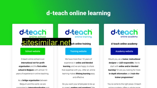 d-teach.com alternative sites