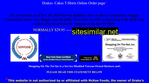 Drakescakestshirts similar sites