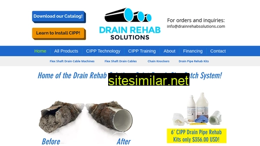 drainrehabsolutions.com alternative sites