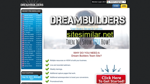 dreambuilderspro.com alternative sites