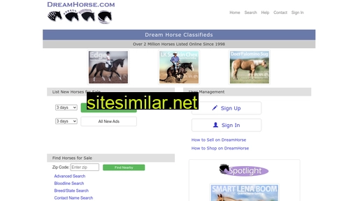 dreamhorse.com alternative sites