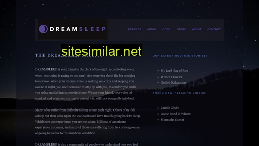 dreamsleep.com alternative sites