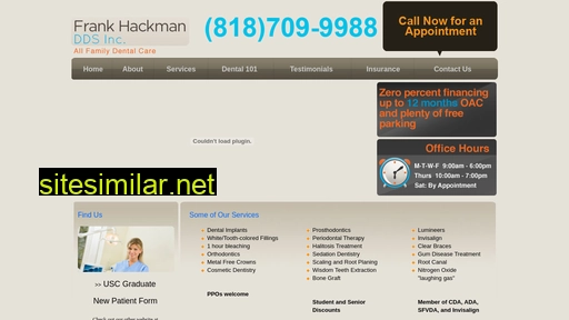 drfrankhackman.com alternative sites