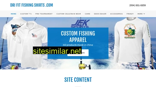 drifitfishingshirts.com alternative sites