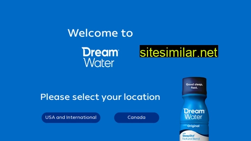 drinkdreamwater.com alternative sites