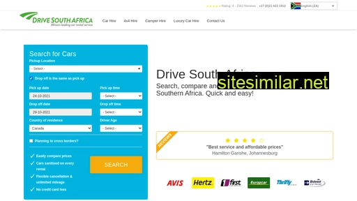 Drivesouthafrica similar sites